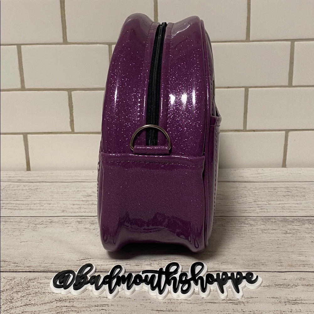 *Double K Originals OOAK Purple Light Up Pumpkin with GITD Bats Purse Bag Set - Picture 9 of 16